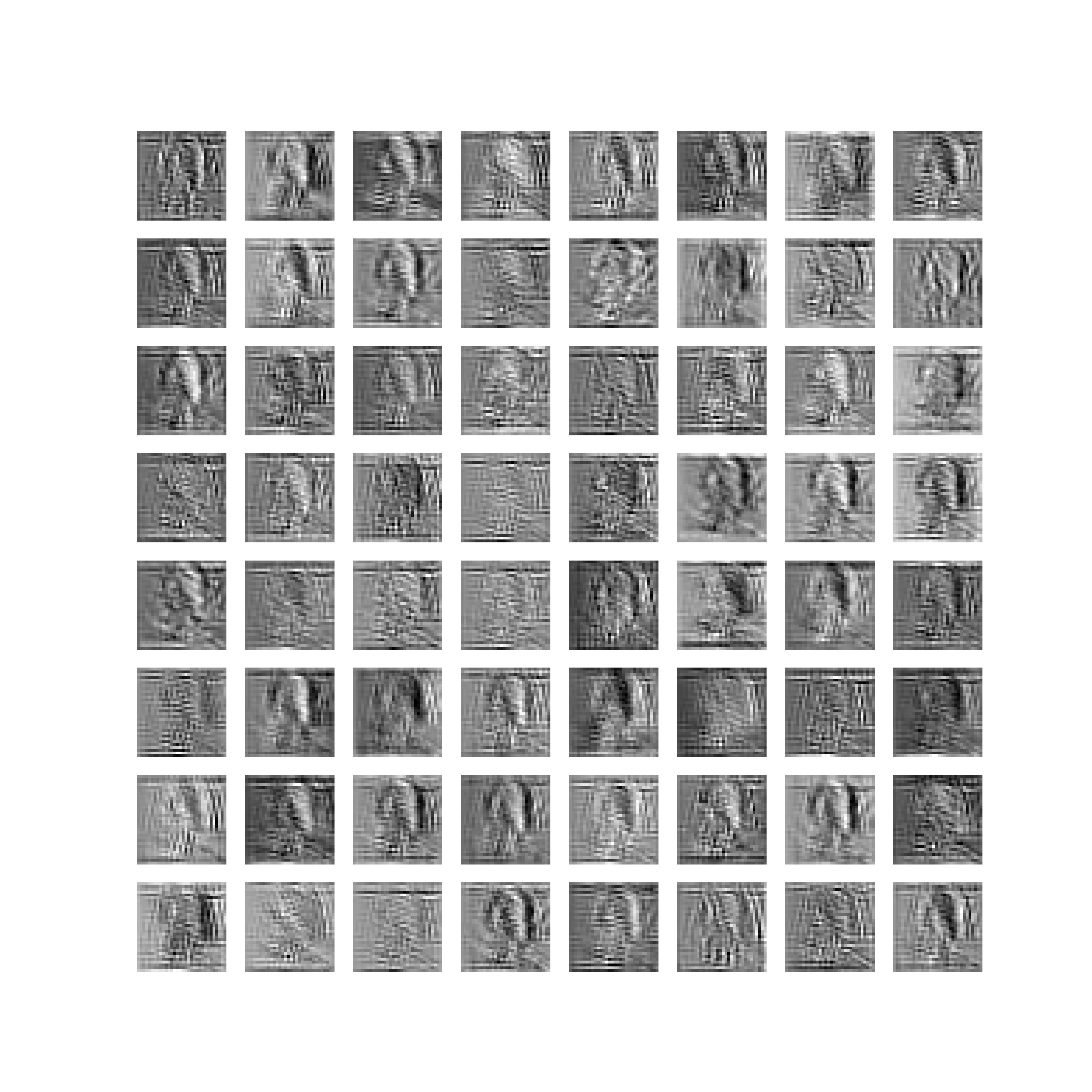 Feature maps from the convolutional layer 44 of ResNet-50