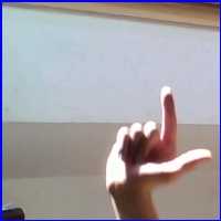 American Sign Language representing the letter L