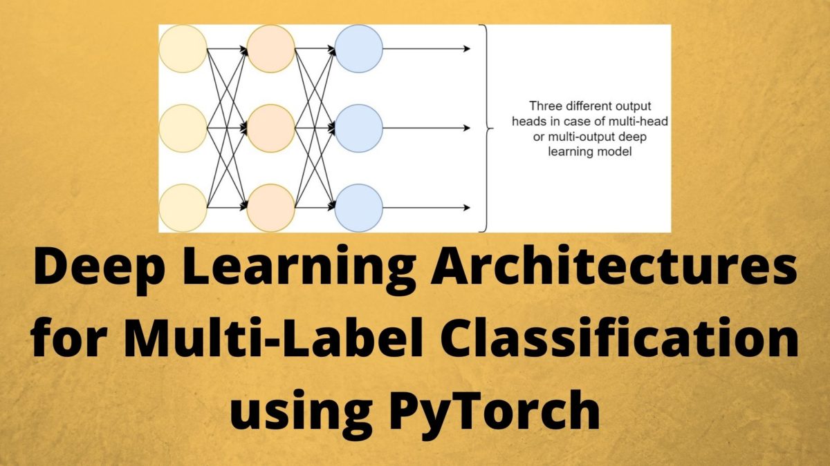 Deep Learning Architectures for Multi-Label Classification using PyTorch