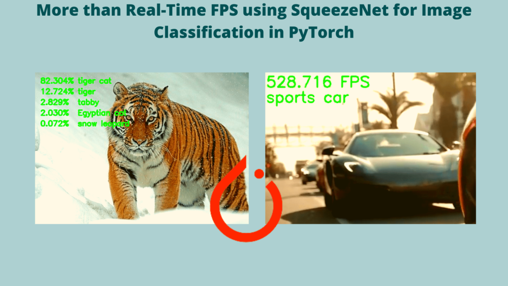 More than Real-Time FPS using SqueezeNet for Image Classification in PyTorch