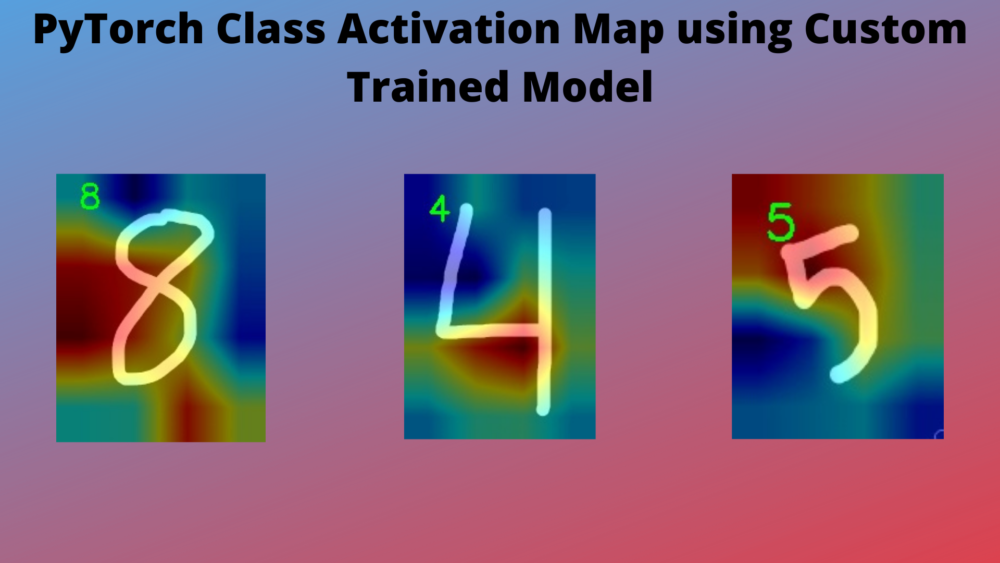 PyTorch Class Activation Map using Custom Trained Model