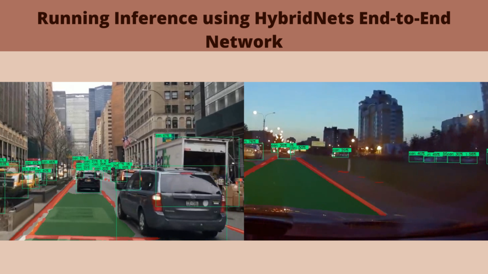 Running Inference using HybridNets End-to-End Network