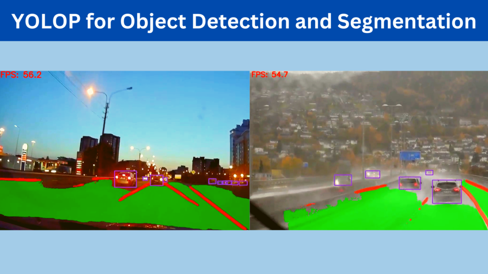 YOLOP for Object Detection and Segmentation