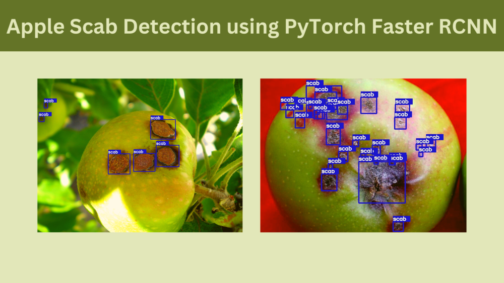 Apple Scab Detection using PyTorch Faster RCNN