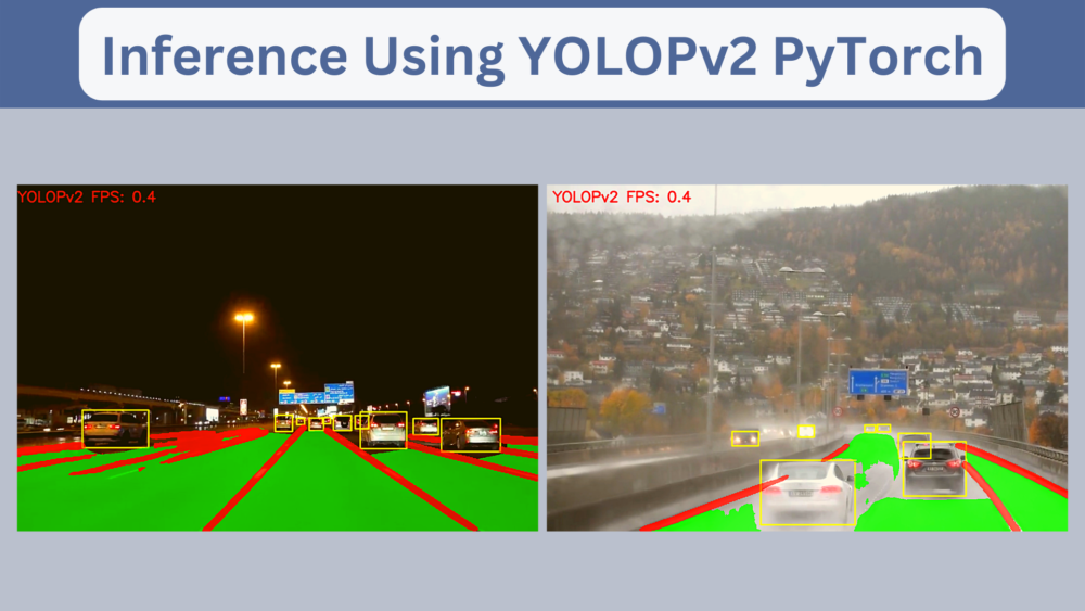 Inference Using YOLOPv2 PyTorch