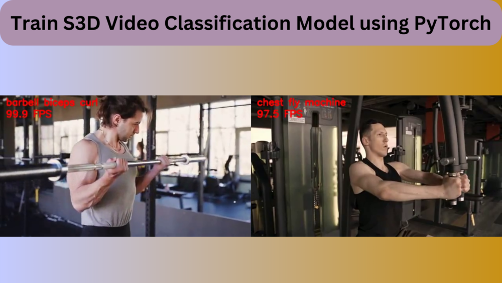 Train S3D Video Classification Model using PyTorch