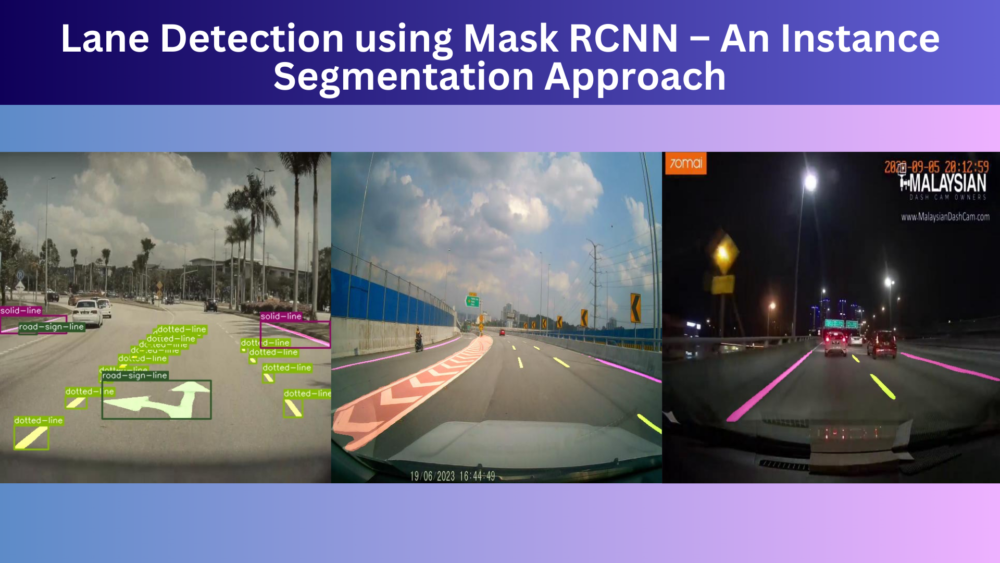 Lane Detection using Mask RCNN – An Instance Segmentation Approach
