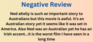 negative movie reviews examples