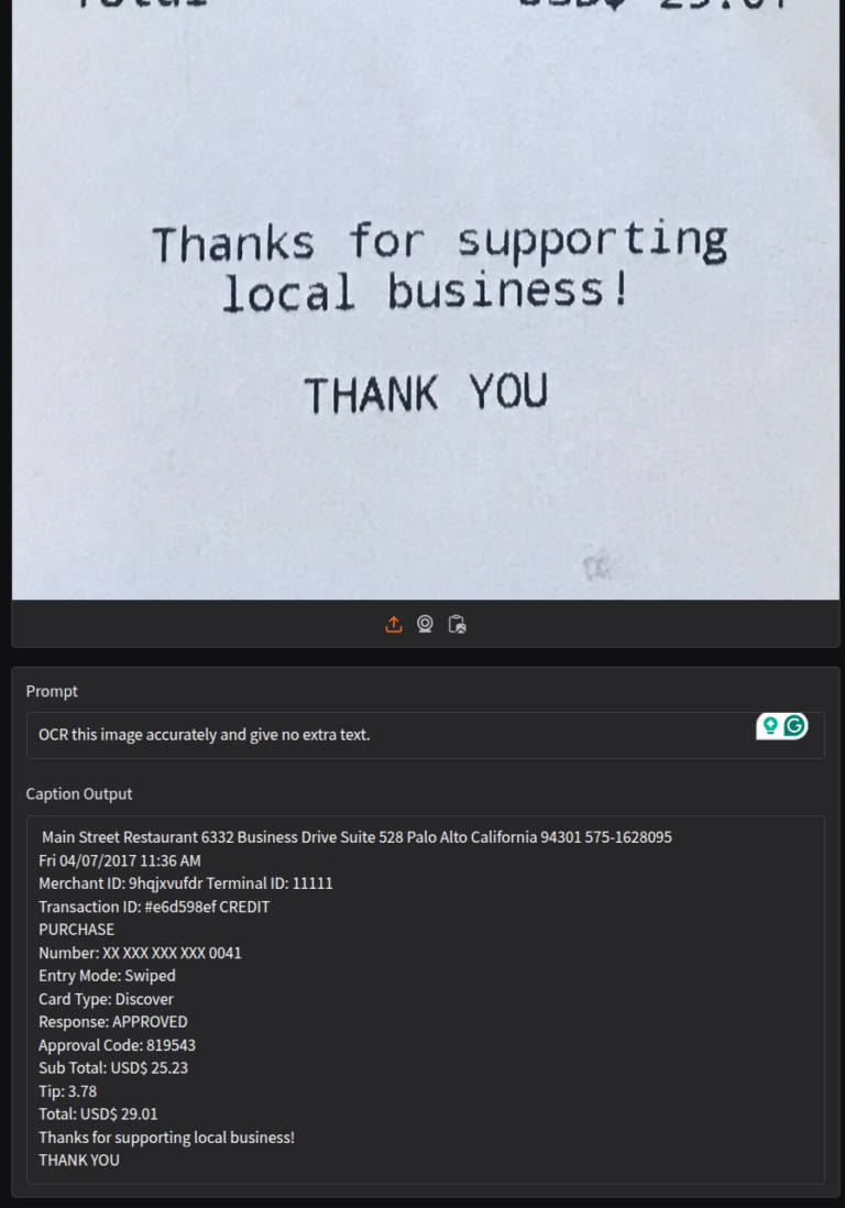 SmolVLM: Accessible Image Captioning