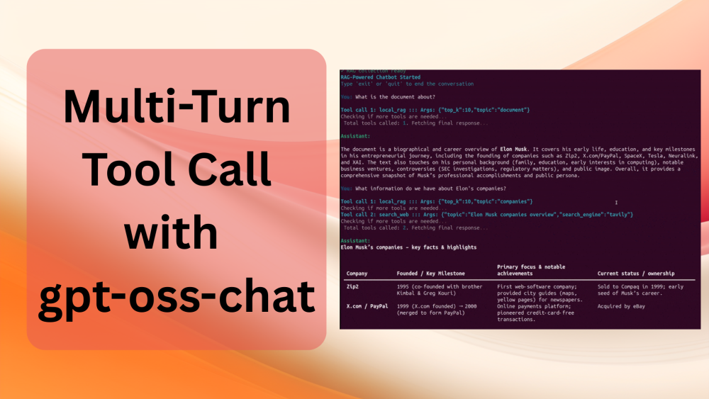 Multi-Turn Tool Call with gpt-oss-chat