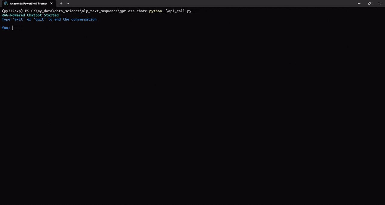 Web search tool call with streaming demo in gpt-oss-chat.