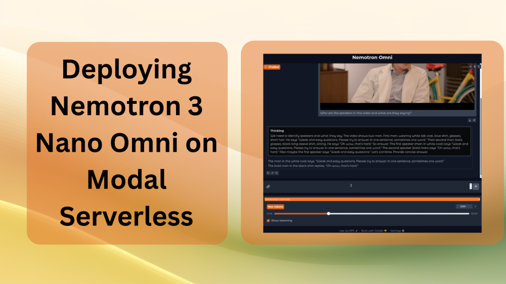 Deploying Nemotron 3 Nano Omni on Modal Serverless